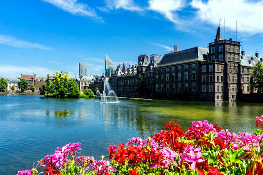 Historic Binnenhof and Ridderzaal landmark in Den Haag, Netherlands – iconic city view used for furniture upholstery and meubelstoffering services in The Hague