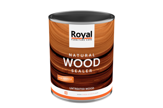 Bescherm onbehandeld en gebeitst hout met Royal Natural Wood Sealer. Watergedragen, vrijwel geurloos en beschermend tegen vocht, olie en vuil.